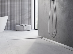 Mexen Line-B talna padajoča letvica 120 cm leva, inox - 181001120L