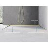 Mexen Line-B listón de pendiente de suelo 120 cm izquierda, dorado cepillado - 185501120L