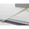 Mexen Line-B plinthe de pente au sol 120 cm gauche, or brossé - 185501120L