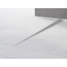Mexen Line-B listón inclinado de suelo 180 cm izquierdo, inox - 181001180L
