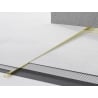 Mexen Line-B Λίστα κεκλιμένης επιφάνειας δαπέδου 180 cm αριστερή, χρυσή