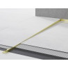 Mexen Line-B grīdas nokrišņu līste 180 cm kreisā, zelta matēta - 185501180L