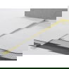 Mexen Line-B vloerafschotlijst 180 cm links, goud geborsteld - 185501180L