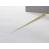 Mexen Line-B moldura de pendiente de suelo de 180 cm izquierda, dorada cepillada - 185501180L