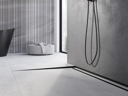 Mexen Line-B grīdas slīpas līste 180 cm kreisā, melna - 187001180L