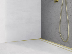 Mexen Line-B wandafschotlijst 120 cm links, goud - 185002120L