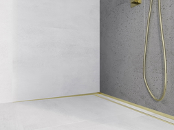 Mexen Line-B Wandleistenabdeckung 120 cm links, gold - 185002120L