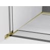 Mexen Line-B baguette de pente murale 120 cm gauche, or - 185002120L