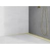 Mexen Line-B an der Wand montierter Gefällestreifen 120 cm links, gebürstet gold - 185502120L