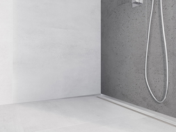 Mexen Line-B muurlijst voor afschot 180 cm links, inox - 181002180L