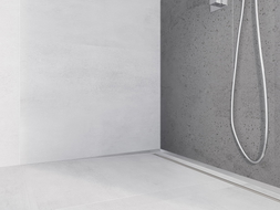 Mexen Line-B vägglist 180 cm vänster, inox - 181002180L