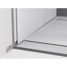 Mexen Line-B listón de pendiente adosado a la pared 180 cm izquierdo, inox - 181002180L