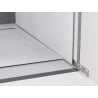 Mexen Line-B Wand-Perforierter Leistenabschnitt 120 cm rechts, Inox - 181002120R