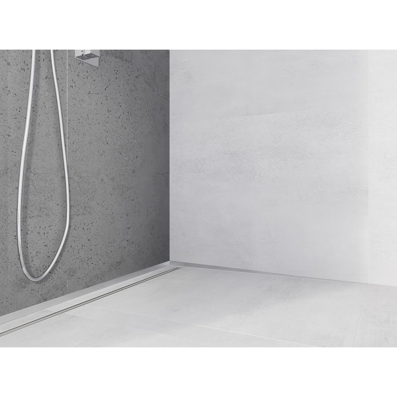 Mexen Line-B Wandabschlusstange 120 cm rechts, Inox - 181002120R