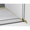 Mexen Line-B väggavloppslist 120 cm höger, guld - 185002120R