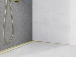 Mexen Line-B moulure inclinée murale 120 cm droite, dorée - 185002120R