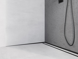 Mexen Line-B rechte muurlijst 120 cm, zwart - 187002120R