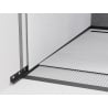 Mexen Line-B Wand-Abschlussleiste 120 cm rechts, schwarz - 187002120R