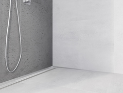 Mexen Line-B muurafwerklijst 180 cm rechts, inox - 181002180R