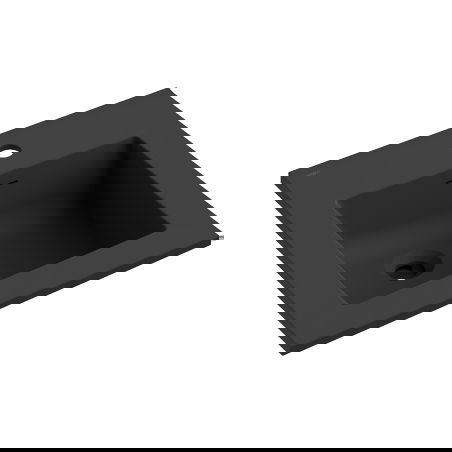Mexen Otis lavabo incassato nel piano 46 x 46,5 cm, nero opaco - 25184571