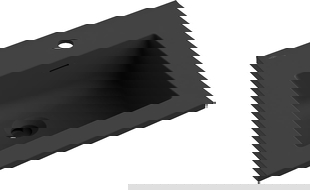 Mexen Otis lavatório embutido no balcão 46 x 46,5 cm, preto mate - 25184571