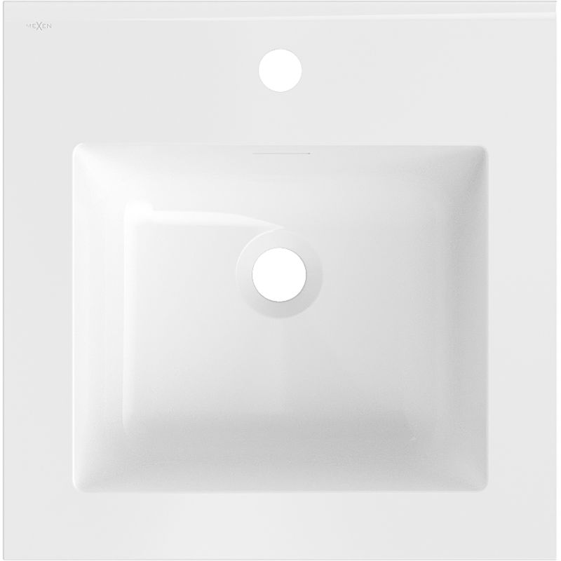 Mexen Otis inbyggd handfat 46 x 46,5 cm, vit glans - 25184500