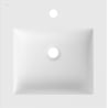 Mexen Otis lavabo encastré dans le plan 46 x 46,5 cm, blanc mat - 25184501