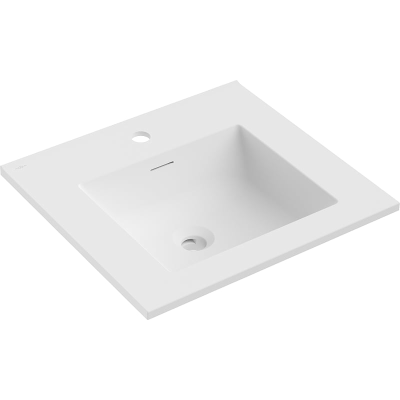 Mexen Otis built-in countertop washbasin 51 x 46.5 cm, matte white - 25185001