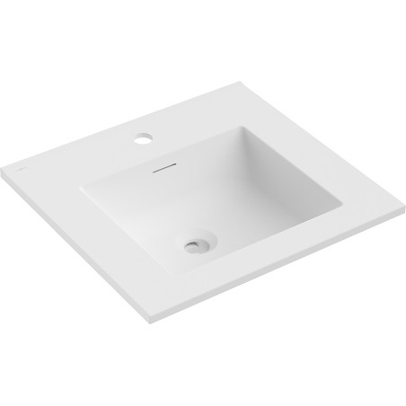 Mexen Otis tasapinnale süvistatud valamu 51 x 46,5 cm, valge matt - 25185001
