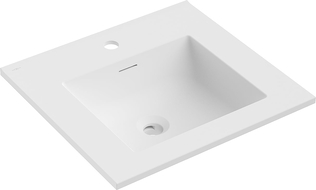 Mexen Otis lavatório embutido para bancada 51 x 46,5 cm, branco mate - 25185001