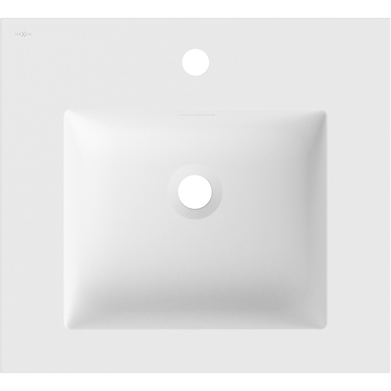 Mexen Otis umivaonik ugradbeni u radnu plohu 51 x 46,5 cm, bijeli mat - 25185001
