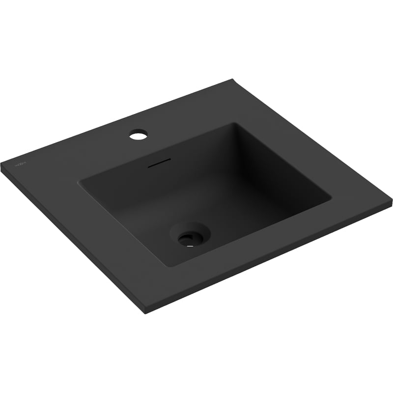 Mexen Otis basin integrated into countertop 51 x 46.5 cm, matte black - 25185071