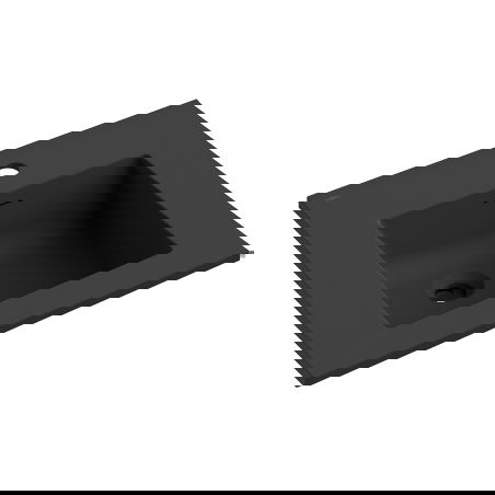 Mexen Otis lavatório embutido no tampo 51 x 46,5 cm, preto mate - 25185071