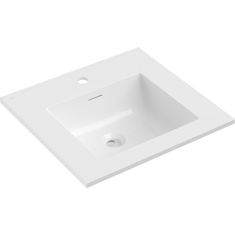 Mexen Otis iebūvējamais izlietne countertop 51 x 46,5 cm, balts spīdums - 25185000