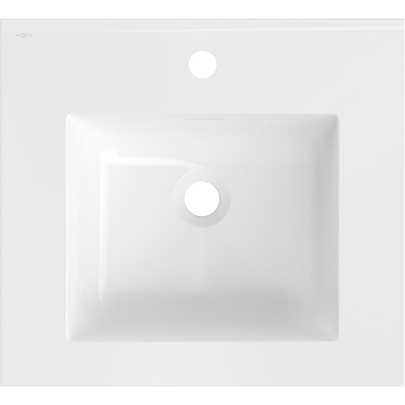 Mexen Otis Einbauwaschbecken 51 x 46,5 cm, weiß glänzend - 25185000