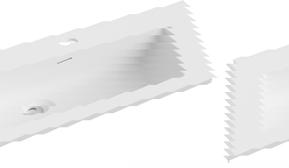 Mexen Otis inbyggd handfat i bänkskiva 61 x 46,5 cm, vit matt - 25186001