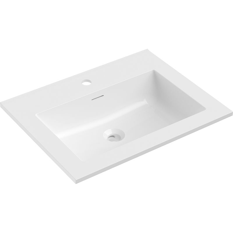 Mexen Otis inbouw wastafel 61 x 46,5 cm, glanzend wit - 25186000
