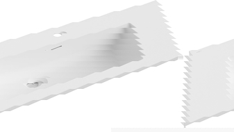 Mexen Otis bladgemonteerde wastafel 71 x 46,5 cm, witte mat - 25187001