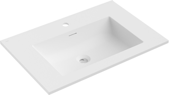 Mexen Otis umivaonik ugrađen u ploču 71 x 46,5 cm, bijeli mat - 25187001