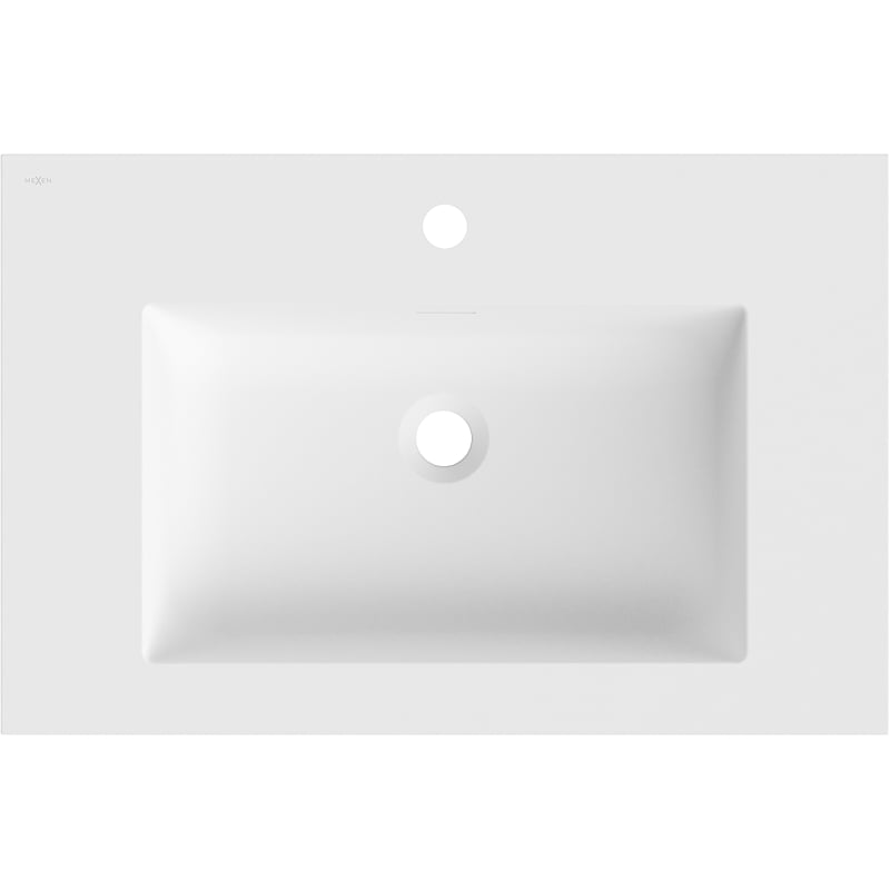 Mexen Otis built-in countertop washbasin 71 x 46.5 cm, white matte - 25187001