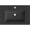 Mexen Otis recessed countertop sink 71 x 46.5 cm, matte black - 25187071