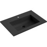 Mexen Otis sisseehitatud valamukomplekt 71 x 46,5 cm, must matt - 25187071