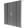 Mexen Velar Duo 2-panel sliding bath screen 140 x 150 cm, graphite, chrome - 896-140-000-42-01