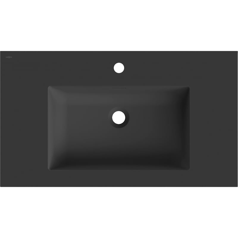 Mexen Otis Einbauwaschbecken 81 x 46,5 cm, schwarz matt - 25188071