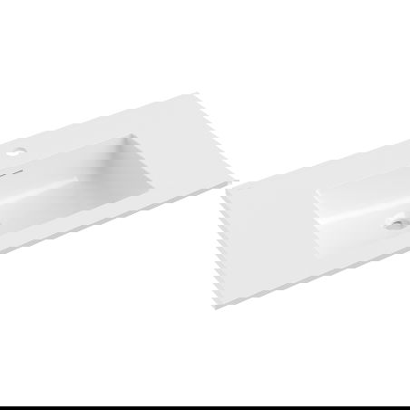 Mexen Otis inbouw wastafel 81 x 46,5 cm, glanzend wit - 25188000