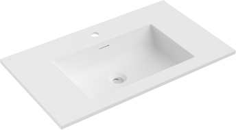 Mexen Otis umivaonik ugrađen u ploču 81 x 46,5 cm, bijeli mat - 25188001