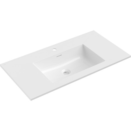 Mexen Otis umivaonik ugrađen u ploču 91 x 46,5 cm, bijeli sjaj - 25189000
