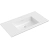 Mexen Otis lavabo incassato nel piano 91 x 46,5 cm, bianco lucido - 25189000