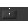Mexen Otis countertop washbasin left 91 x 46.5 cm, black matte - 25189071L