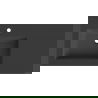 Mexen Otis Waschbecken links in die Arbeitsplatte eingebaut 91 x 46,5 cm, schwarz matt - 25189071L